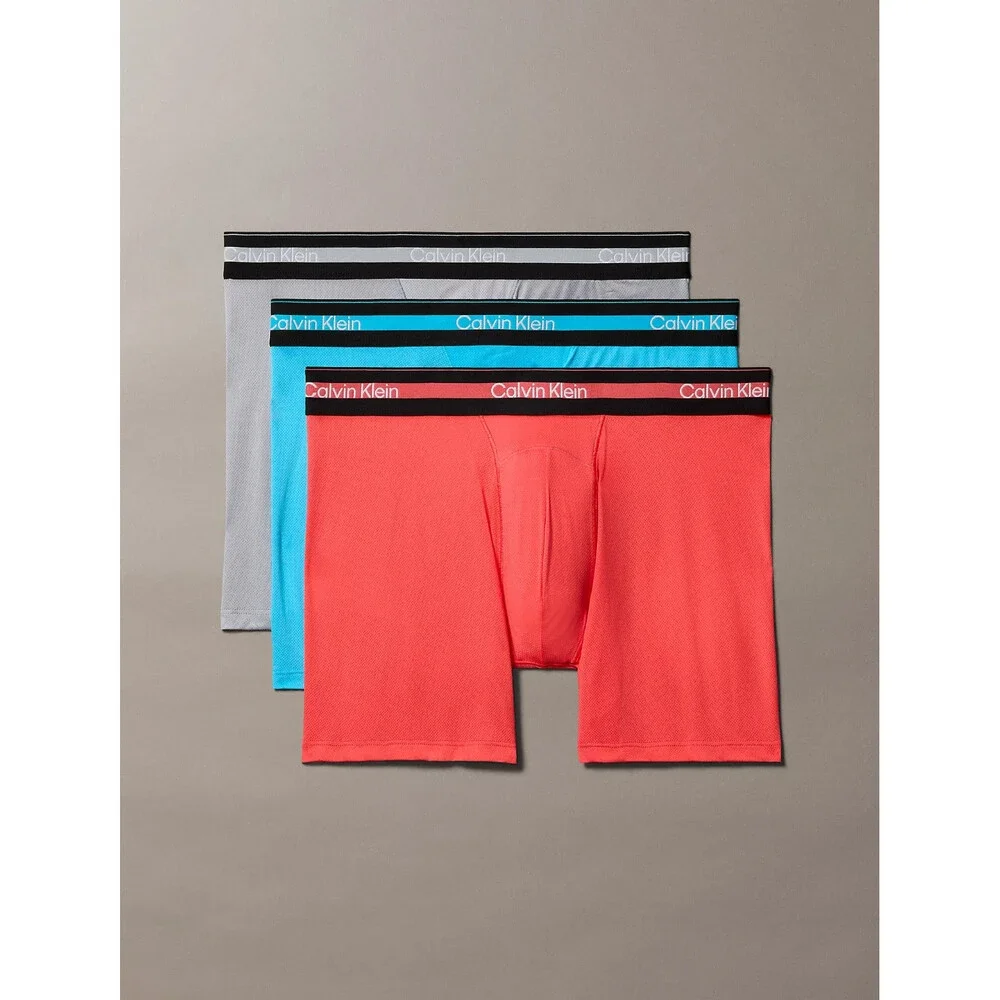 Calvin Klein Icon Active Mesh Underwear Men's S Multi Boxer Brief 3-Pack JAX2132